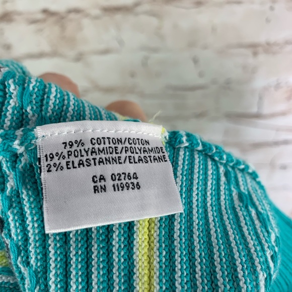 N Vo textured geometric colorful sweater sz S - Picture 3 of 7